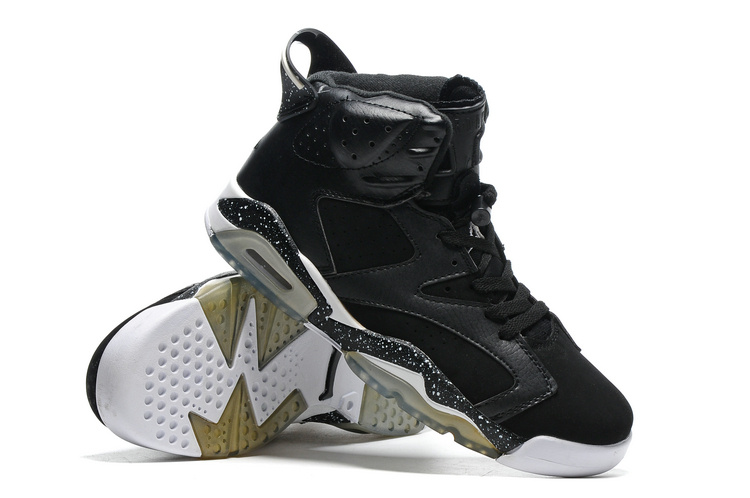 Classic Air Jordan 6 Black Grey Shoes For Sale - Click Image to Close